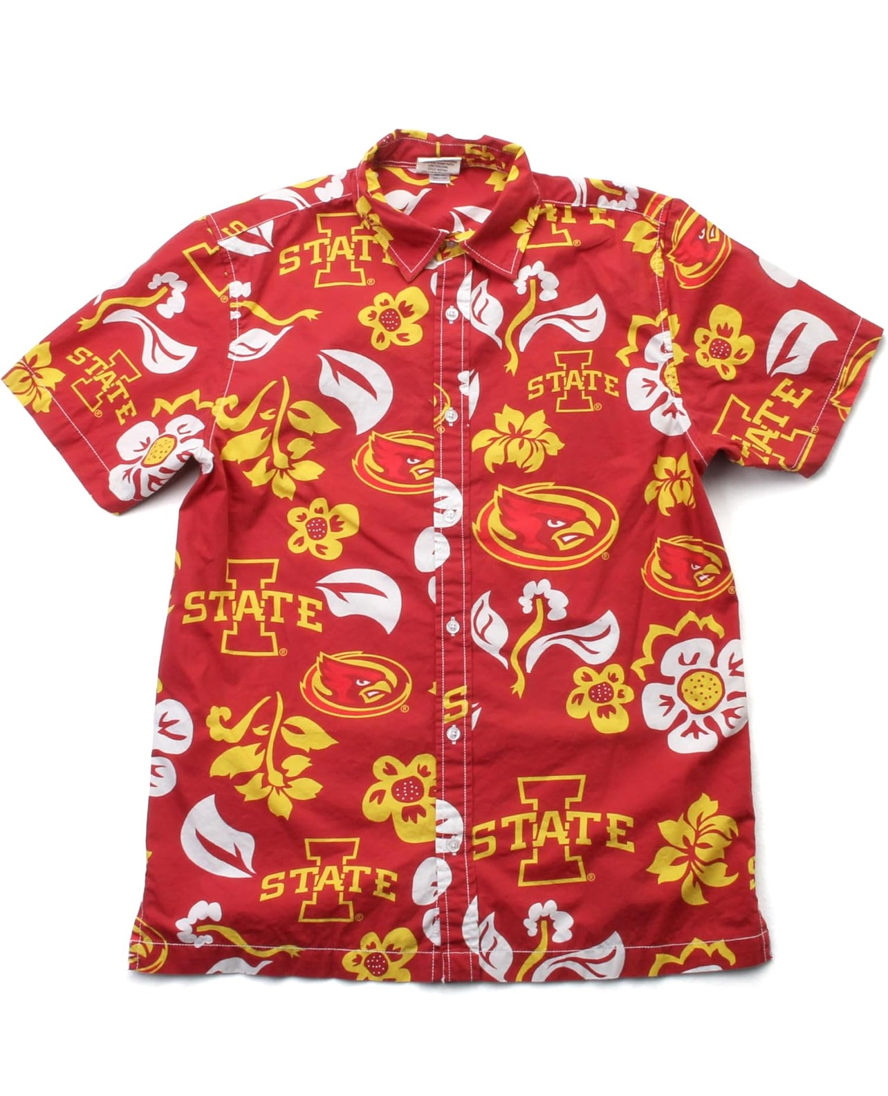 Men's Iowa State Hawaiian Floral Shirt