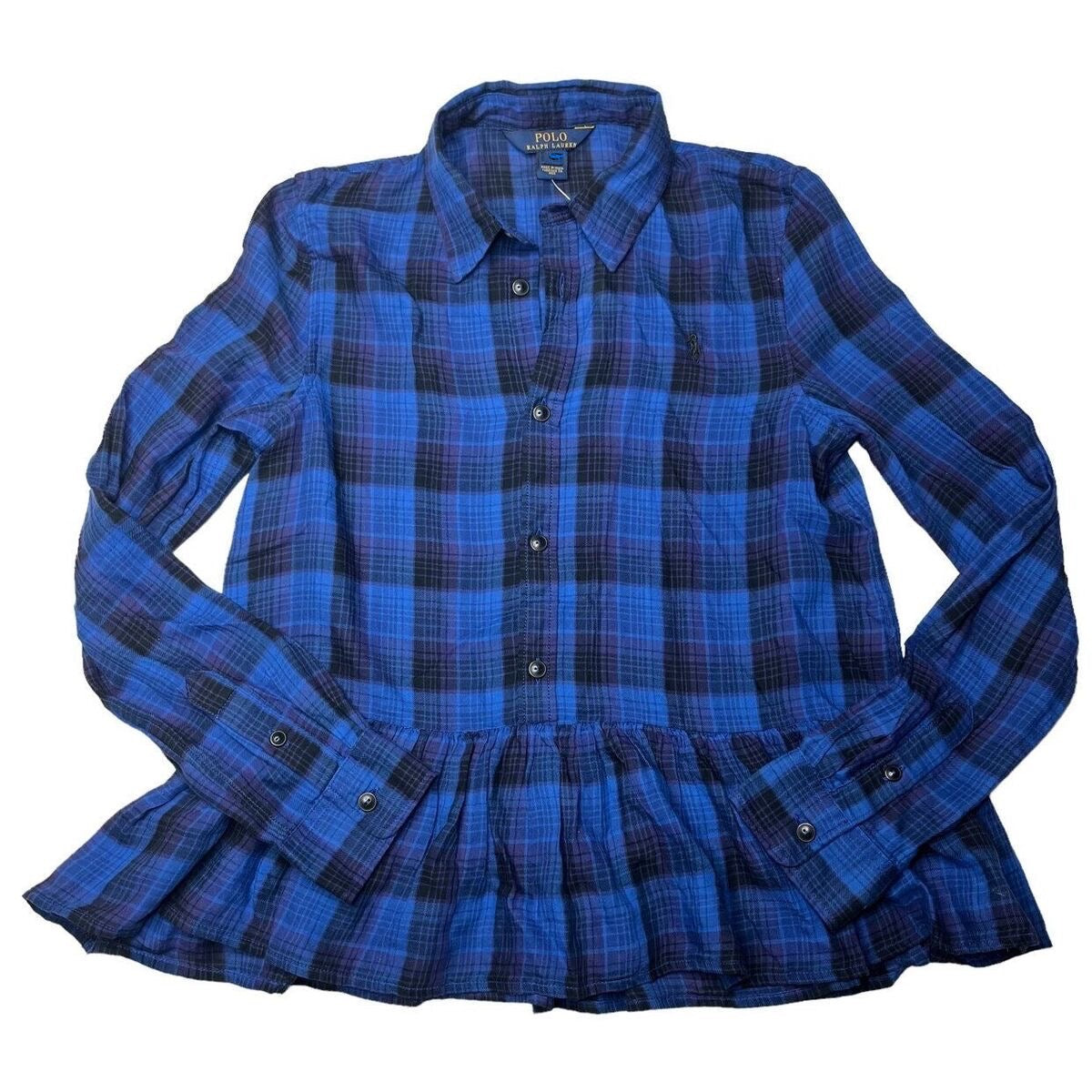 Girls Polo Ralph Lauren Peplum Top